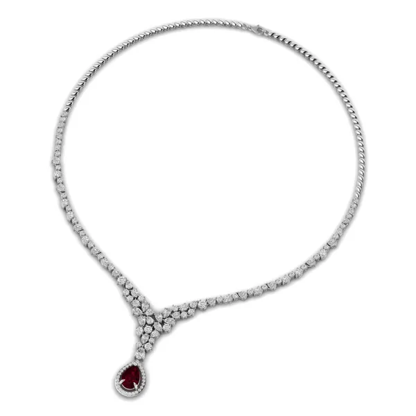 Striking Moonbeam Diamond Necklace - View 3