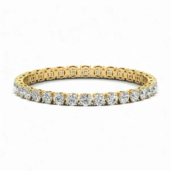 Gleaming Aurora Diamond Bangle - Laboratory-Grown Diamond Bangle