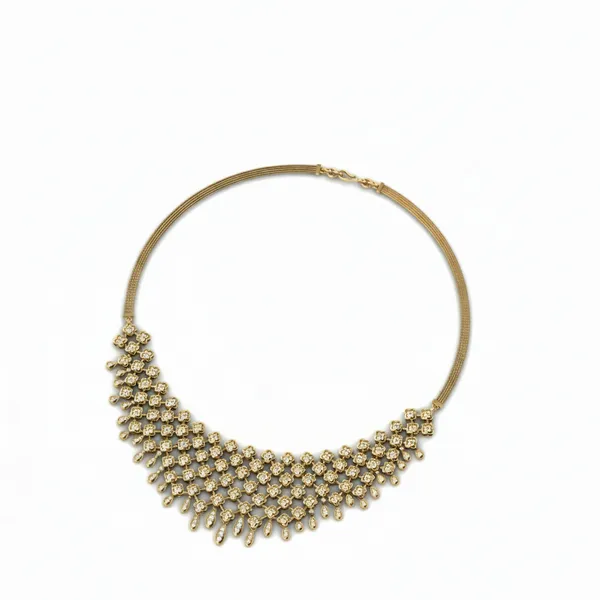 Noble Stardust Diamond Necklace - View 3