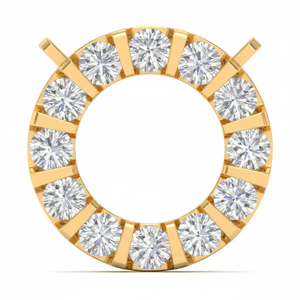 Celestial Glow Diamond Pendant - Laboratory-Grown Diamond Pendant