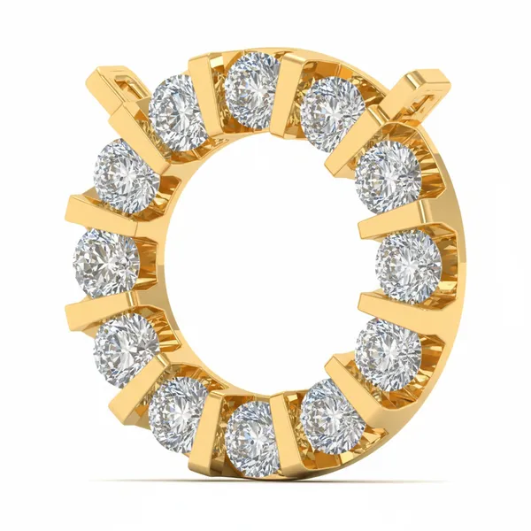 Celestial Glow Diamond Pendant - View 2