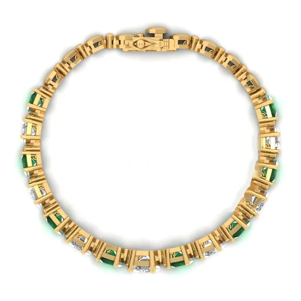 Chic Tennis Diamond Bracelet - View 3