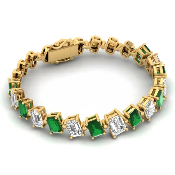 Chic Tennis Diamond Bracelet - View 4