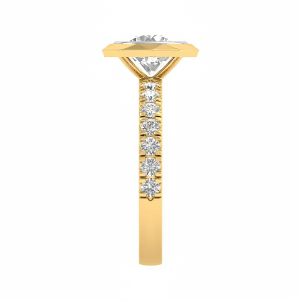 Stately Prong Diamond Ring - View 4