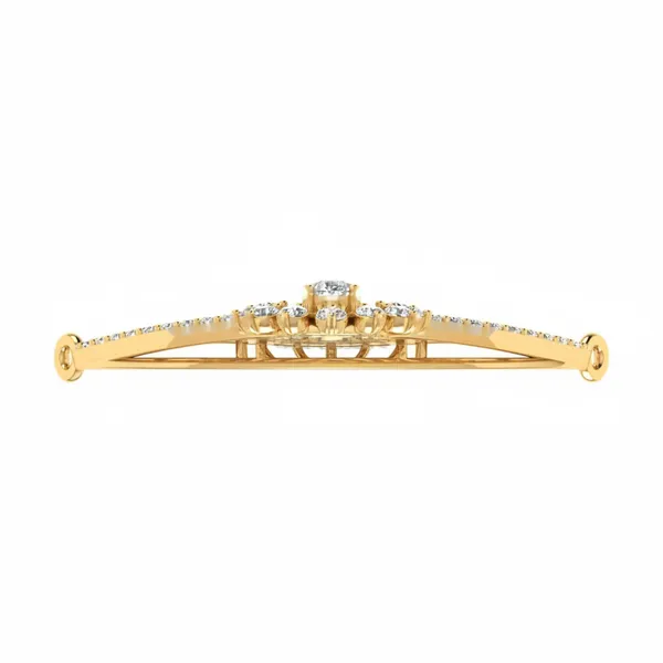 Shimmering Channel Diamond Mangalsutra - View 4