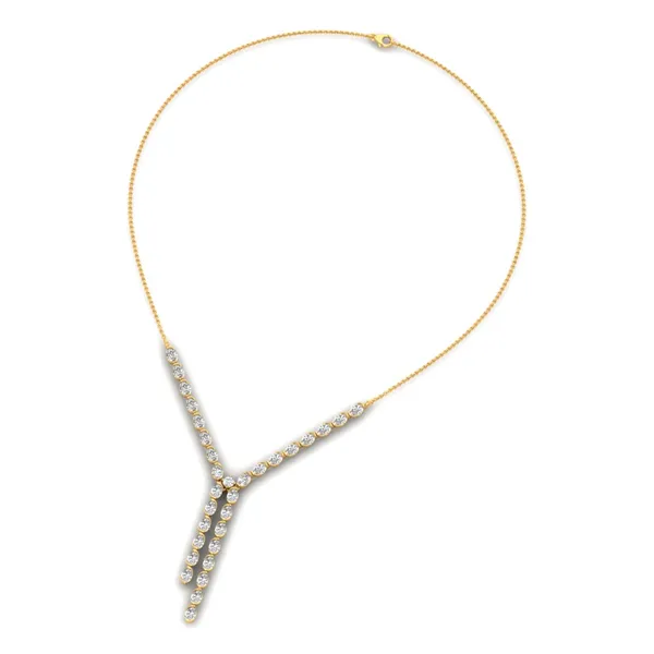 Regal Luxe Diamond Necklace - View 3