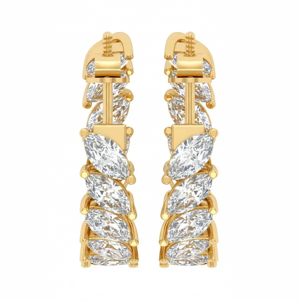 The Undine Lotus Multi-Stone Earrings - View 4