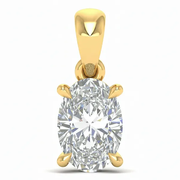 Resplendent Classic Diamond Pendant - Laboratory-Grown Diamond Pendant