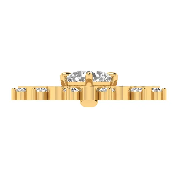 Mesmerizing Horseshoe Diamond Pendant - View 4