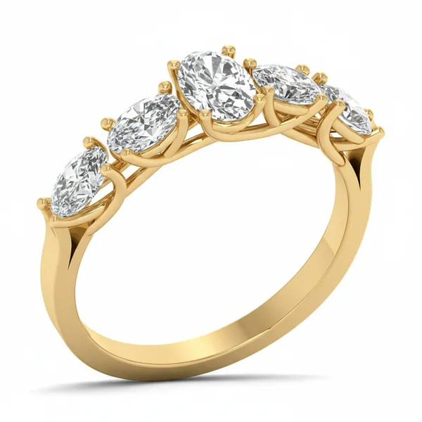 Ornate Infinity Diamond Ring - Laboratory-Grown Diamond Ladies Ring