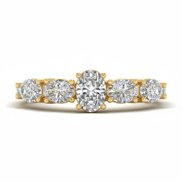 Ornate Infinity Diamond Ring - View 2