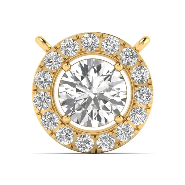Lustrous Sunburst Diamond Pendant - Laboratory-Grown Diamond Pendant