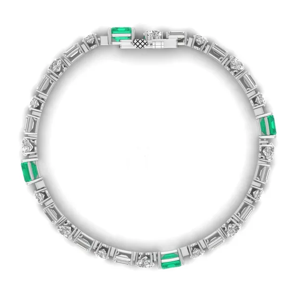 Enchanting Modern Diamond Bracelet - View 3