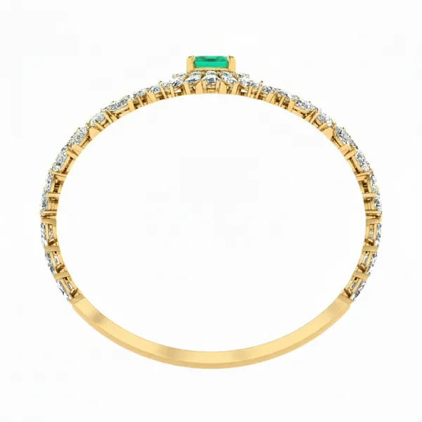 Serene Regal Diamond Bangle - View 3