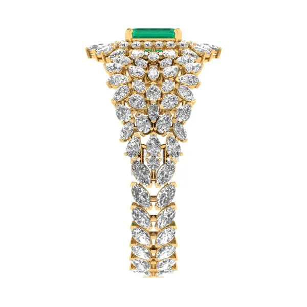 Serene Regal Diamond Bangle - View 4