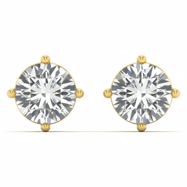 Belcanto Fringe Solitaire Earrings - Laboratory-Grown Diamond Earrings