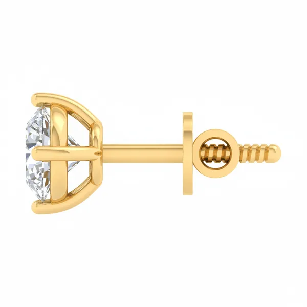 Belcanto Fringe Solitaire Earrings - View 3