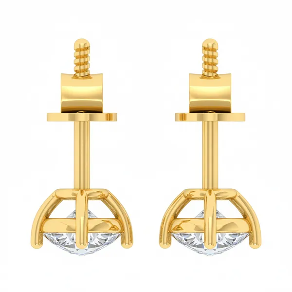 Belcanto Fringe Solitaire Earrings - View 4