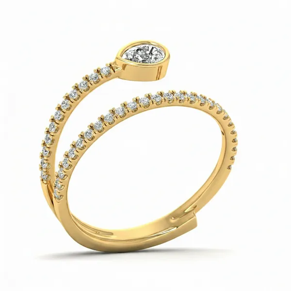 Opulent Sovereign Diamond Ring - Laboratory-Grown Diamond Ladies Ring