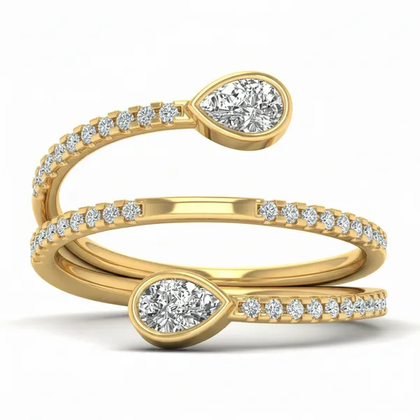 Opulent Sovereign Diamond Ring - View 2