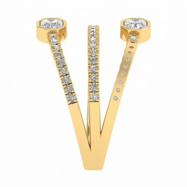 Opulent Sovereign Diamond Ring - View 4