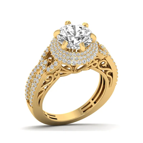 Splendid Tiara Diamond Ring - Laboratory-Grown Diamond Ladies Ring