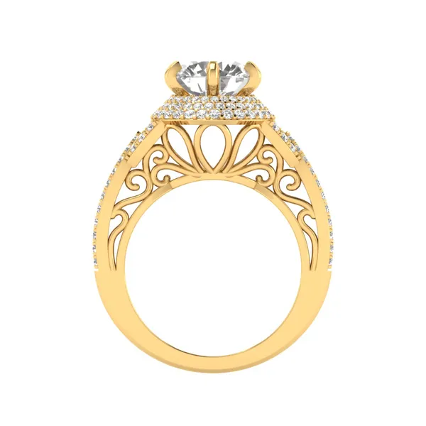 Splendid Tiara Diamond Ring - View 3