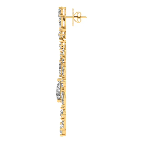 Embera Swan Grand Cascade Earrings - View 3
