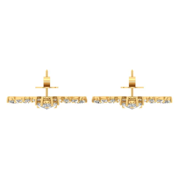 Embera Swan Grand Cascade Earrings - View 4