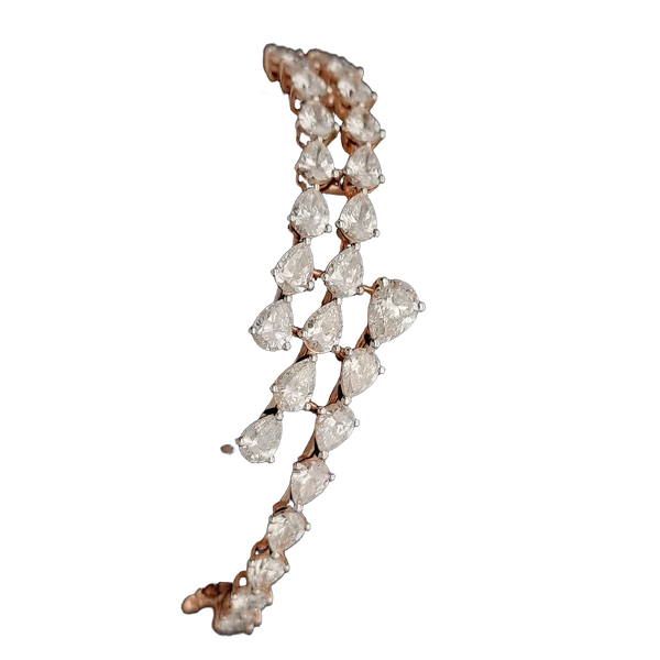 Luminous Dawn Diamond Kada - Laboratory-Grown Diamond Kada