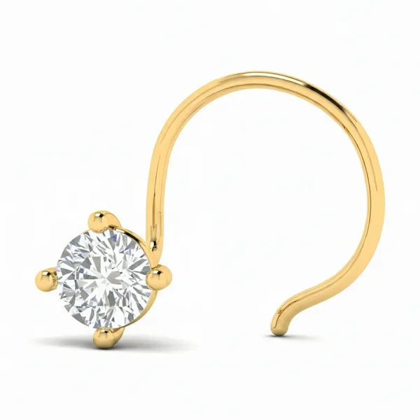 Divine Pave Diamond Nosepin - View 2