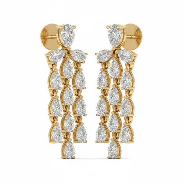 The Soraya Silhouette Multi-Stone Earrings - View 2