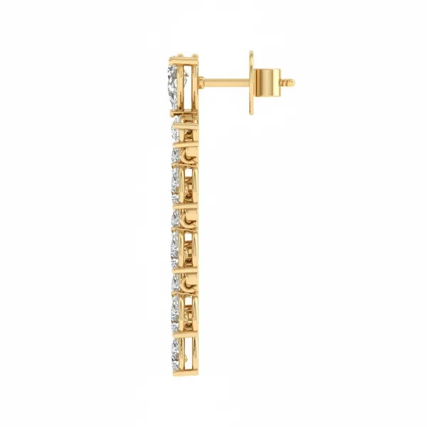The Soraya Silhouette Multi-Stone Earrings - View 3