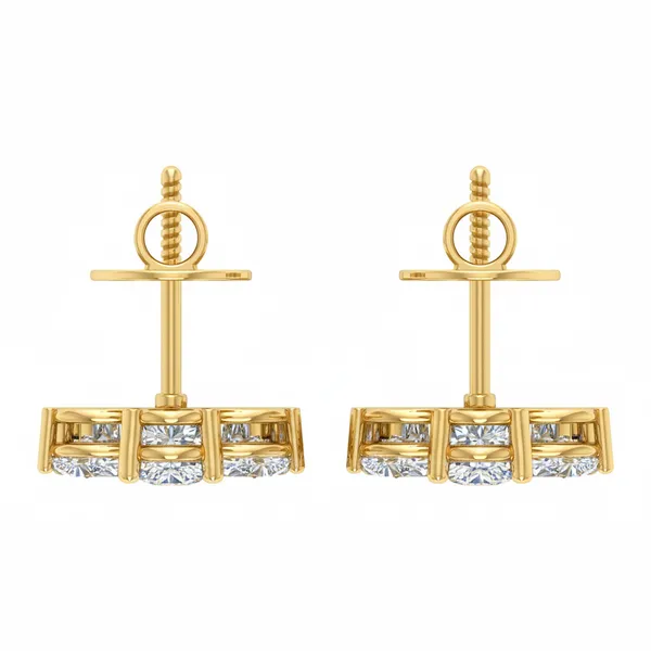 The Soraya Silhouette Multi-Stone Earrings - View 4