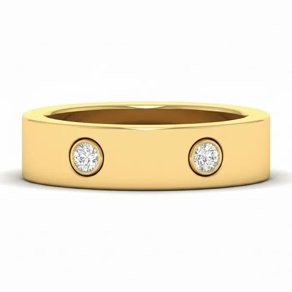 Vivid Floral Diamond Ring - View 2