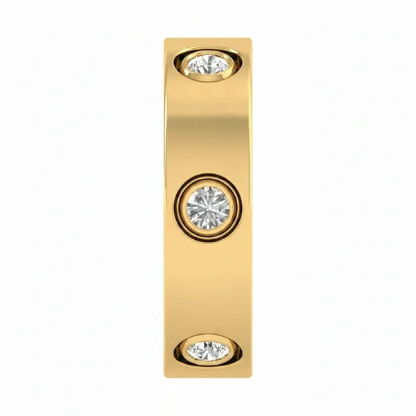 Vivid Floral Diamond Ring - View 4