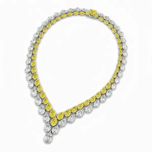 Vivid Starlight Diamond Necklace - View 3