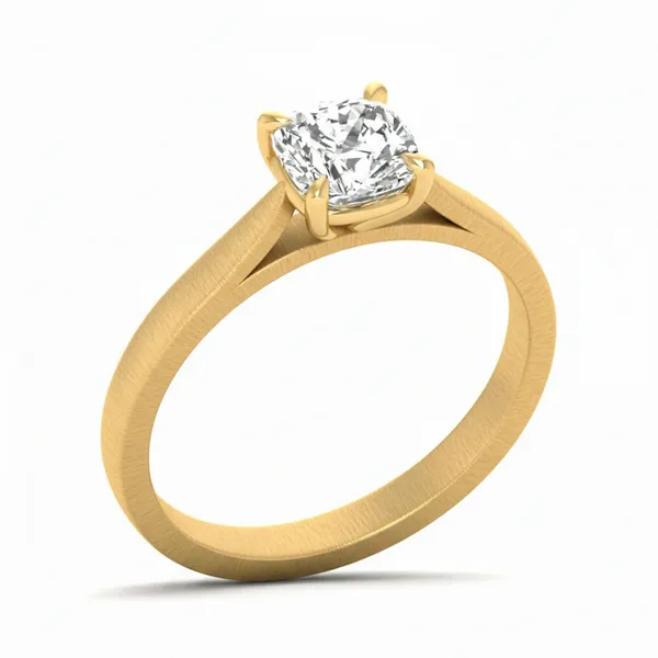 Radiant Channel Diamond Ring - Laboratory-Grown Diamond Ladies Ring