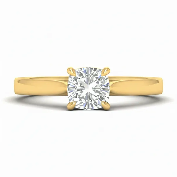 Radiant Channel Diamond Ring - View 2