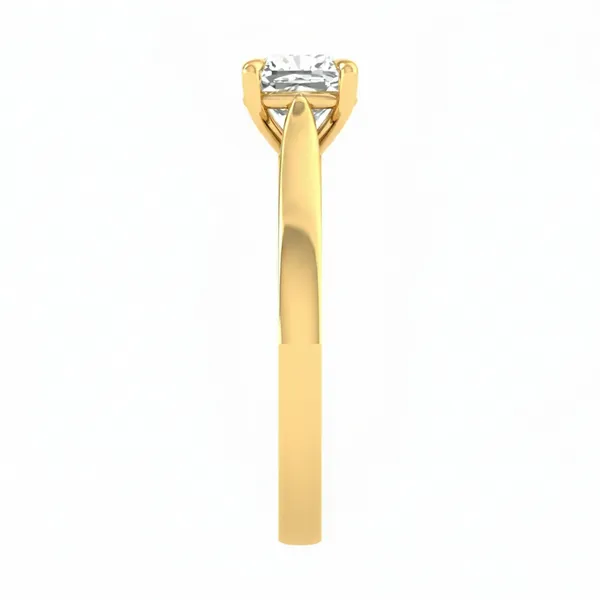 Radiant Channel Diamond Ring - View 4