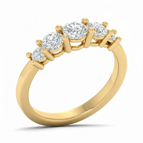 Captivating Split-Shank Diamond Ring - Laboratory-Grown Diamond Ladies Ring