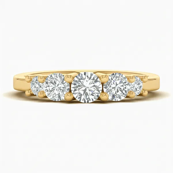 Captivating Split-Shank Diamond Ring - View 2