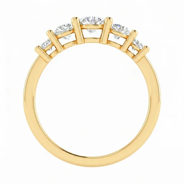 Captivating Split-Shank Diamond Ring - View 3