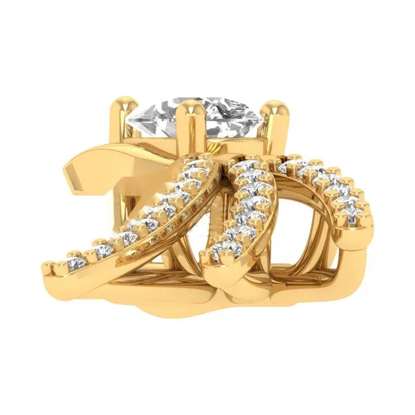 Shimmering Infinity Diamond Pendant - View 4