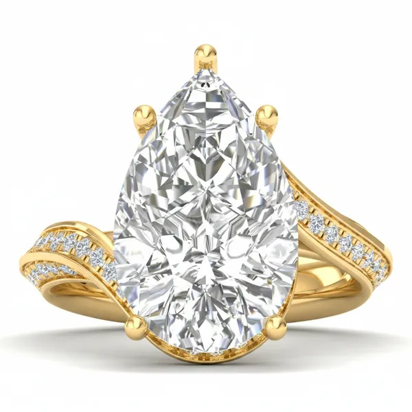 Classic Modern Diamond Ring - View 2