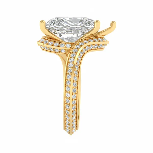 Classic Modern Diamond Ring - View 4