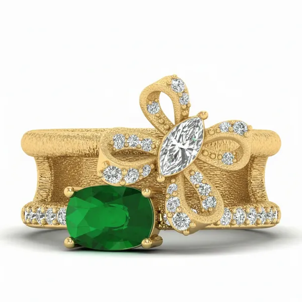 Vivid Stackable Diamond Ring - View 2