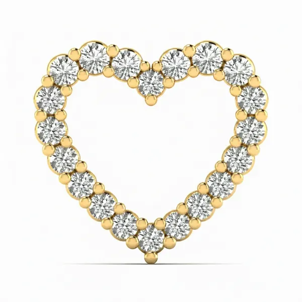 Precious Heart Diamond Pendant - Laboratory-Grown Diamond Pendant