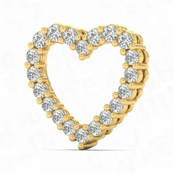 Precious Heart Diamond Pendant - View 2
