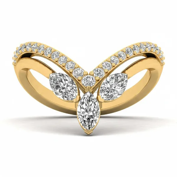 Timeless Twist Diamond Ring - View 2